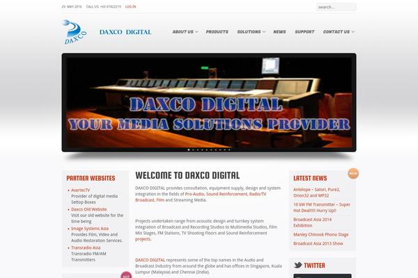 daxcodigital.com site used Radiance