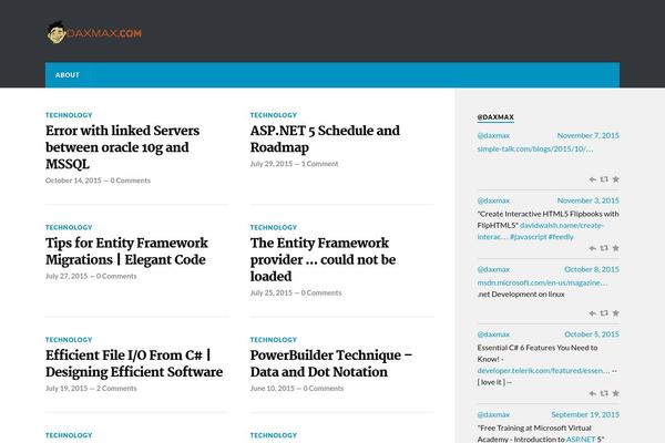 Rowling theme site design template sample