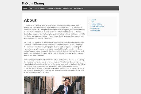 Responsive theme site design template sample