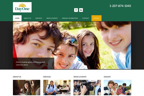 Outreach Pro theme site design template sample