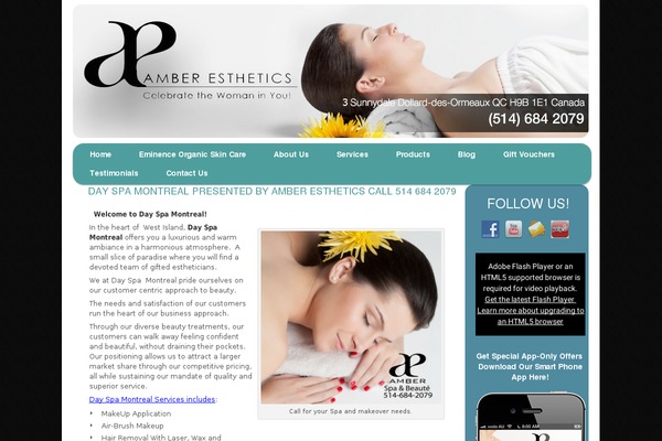 day-spa-montreal.com site used Theme904