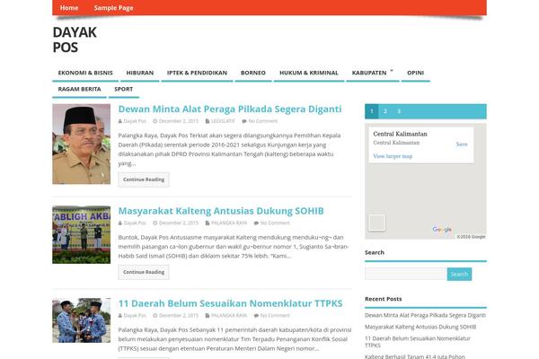 Kent theme site design template sample