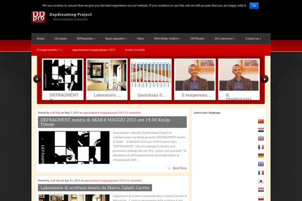 GrungeMag theme site design template sample