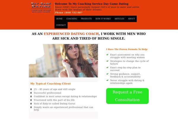 Headway theme site design template sample