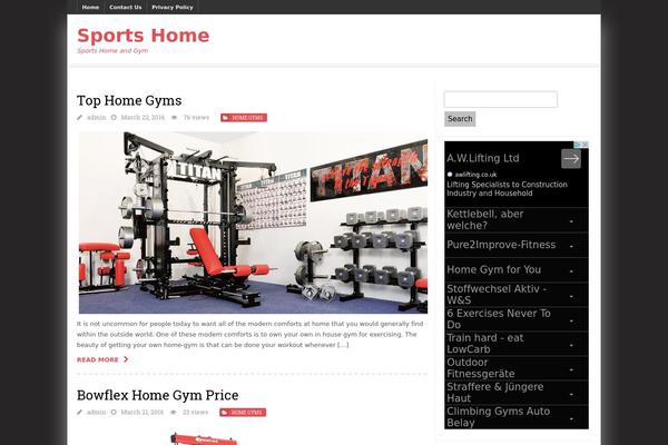 SABINA theme site design template sample