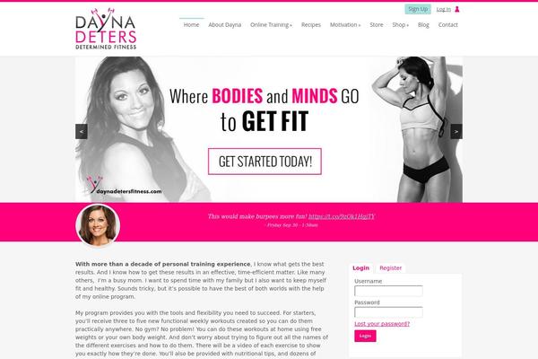 daynadetersfitness.com site used Ddf