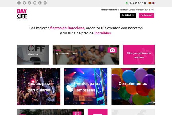 Blank theme site design template sample