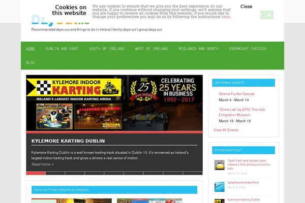 Dynamic News theme site design template sample