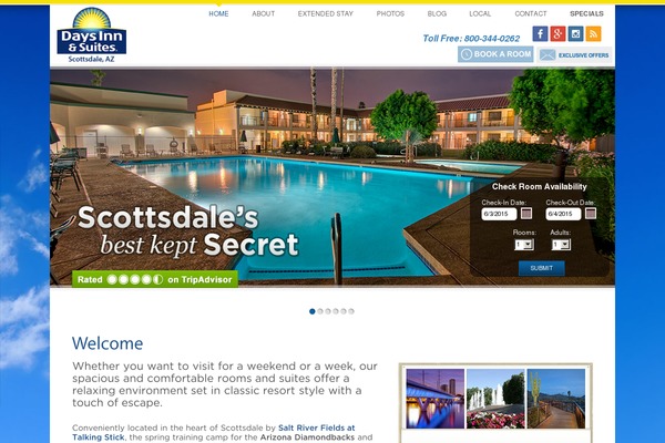 Grande theme site design template sample