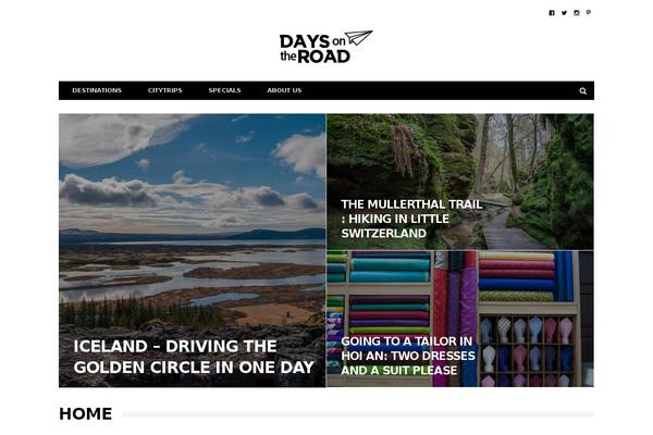 Barcelona theme site design template sample
