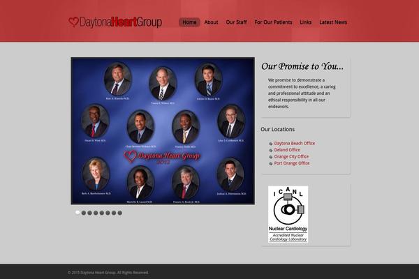 Inspire theme site design template sample