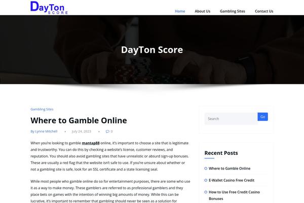 HoneyPress theme site design template sample