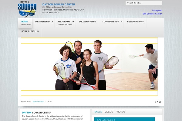 daytonsquash.com site used S5_sports_nation
