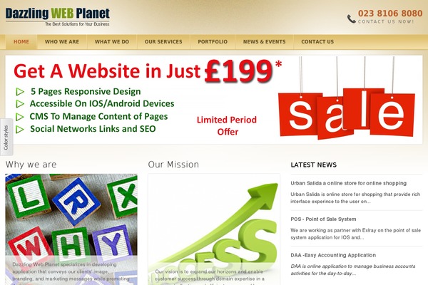 Site using Rselements plugin