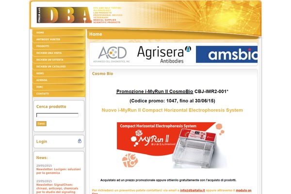 dbaitalia.it site used Rbm