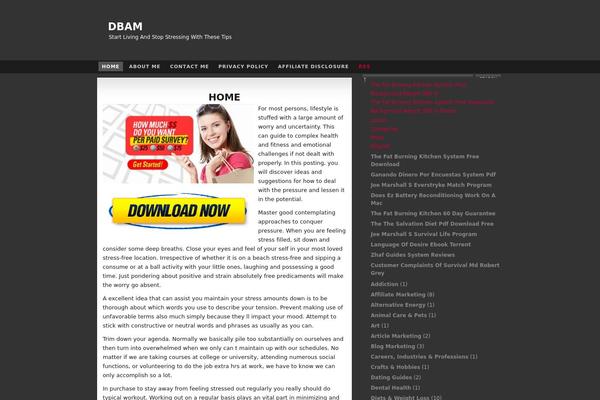 RGB theme site design template sample