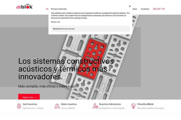 Site using The_grid plugin