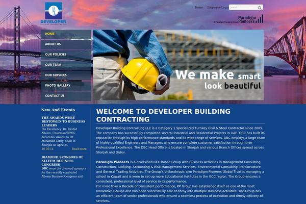 dbc-me.com site used Developer