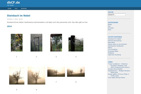 Fluid Blue theme site design template sample