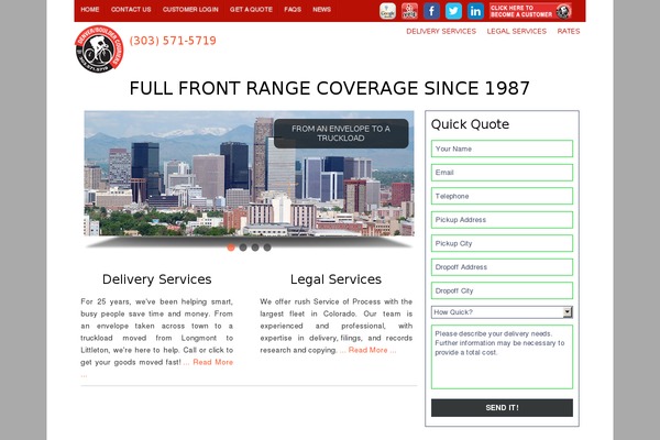 Site using BigContact Contact Page plugin