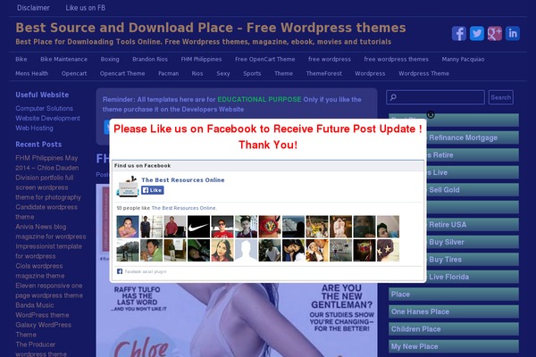 HeatMap AdAptive theme site design template sample