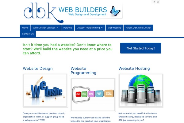 Barely Corporate theme site design template sample