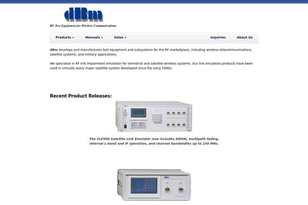 dbmcorp.com site used Dbm