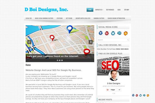 Ronix theme site design template sample