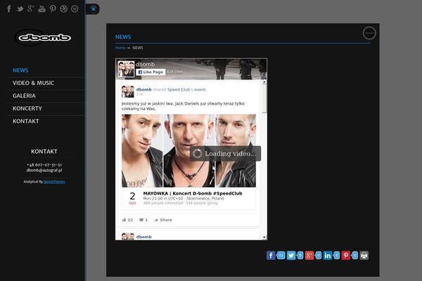 Analytical Lite theme site design template sample