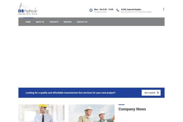 dbpadhiyarinfra.com site used Bestbuild-child