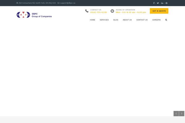 dbpc.ca site used Towerpress