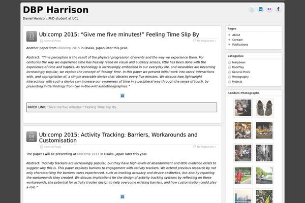 Suffusion theme site design template sample