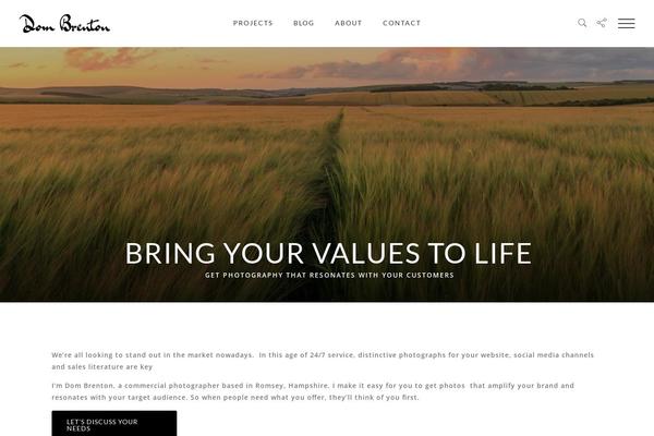Avalon theme site design template sample