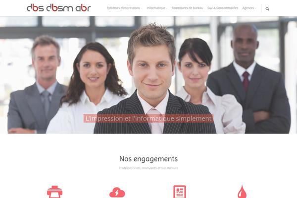 Savant theme site design template sample