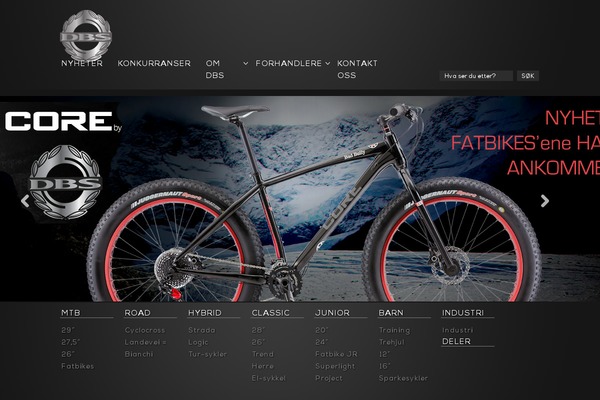Dbs theme site design template sample