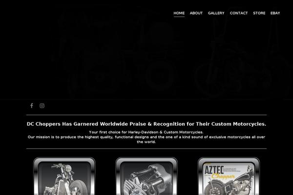 Dante theme site design template sample