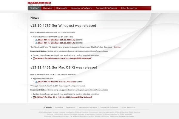 dcam-api.com site used Dcam