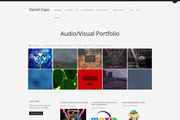Aware theme site design template sample