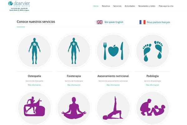 HealthCenter theme site design template sample