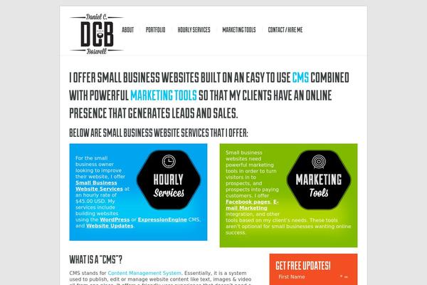 Halsey theme site design template sample
