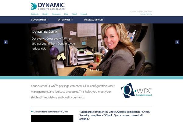 Dynamic theme site design template sample