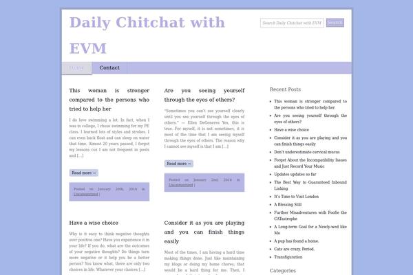 Greenleaf theme site design template sample
