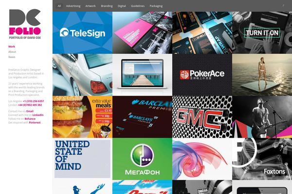 Ink theme site design template sample