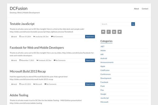 Spacious theme site design template sample
