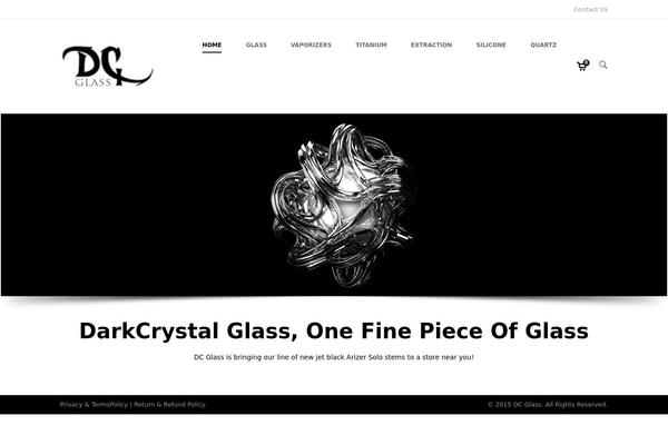 Shadow theme site design template sample