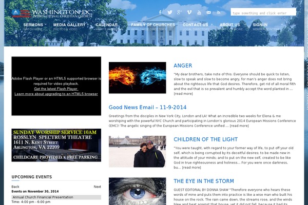 Belief theme site design template sample