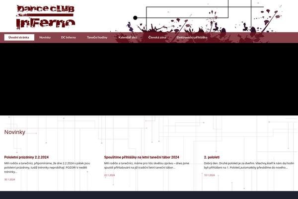 Dance-studio theme site design template sample