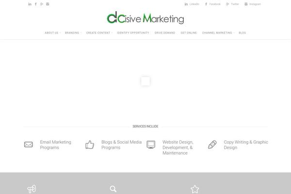Salbii theme site design template sample