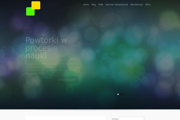 Fusion theme site design template sample