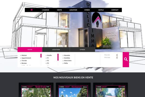 Realestast theme site design template sample